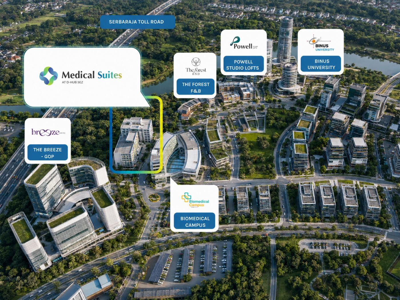 Medical Suites location in BSD SEZ